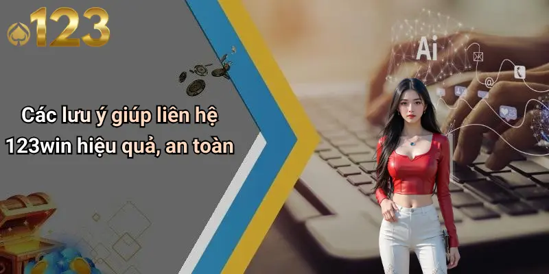 Các lưu ý giúp liên hệ 123win hiệu quả, an toàn